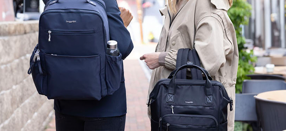 people holding bags